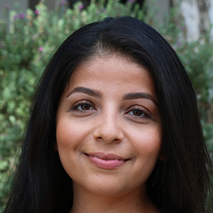 Closeup of Rosa Aguilar